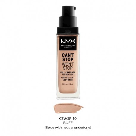 NYX Cant Stop Wont Stop Base Matte Buff