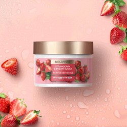 Love Beauty and Planet Beloved Esfoliante Corporal Batido Morango e Acucar Mascavo