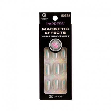 Impress Press-On Unhas Posticas Autoadesivas