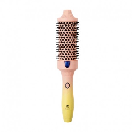 Calista FauxBlo Escova Termica Redonda 32mm Rosa e Amarelo