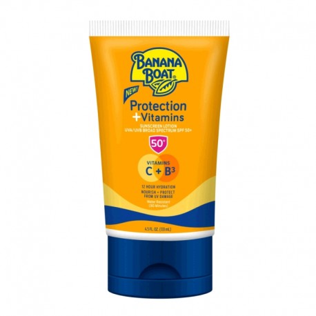Banana Boat Protect Protetor Solar FPS50 com Vitaminas C e B3