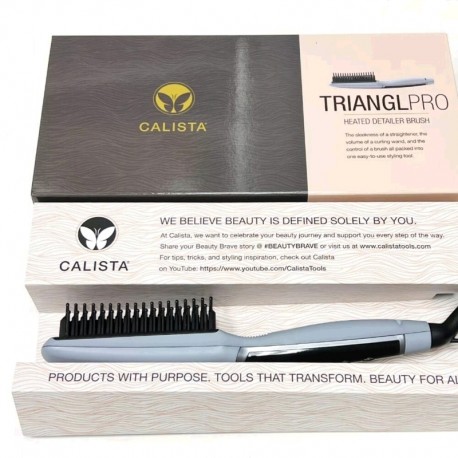 Calista Triangle Pro Escova Modeladora Termica Lilas Pastel