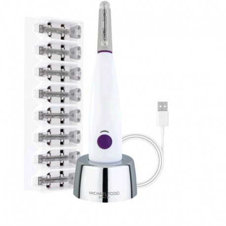 Michael Todd Beauty Sonicsmooth Dermaplaning 2 en 1 Blanco