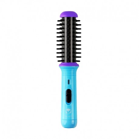 Calista GoGo Mini Cepillo Termico Modelador Blanco y Verde Agua