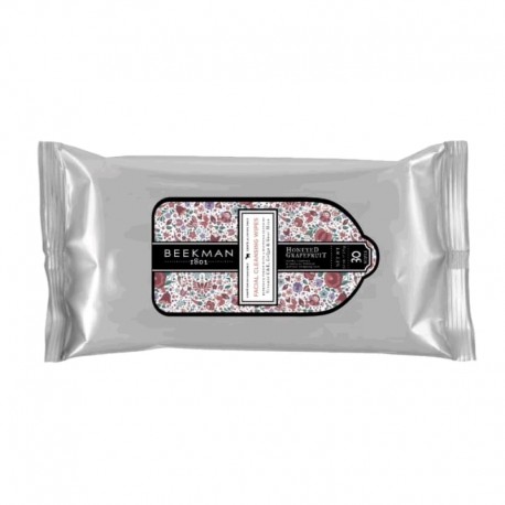 Beekman 1802 Toallitas de Limpieza Facial Miel y Naranja 30 Unidades