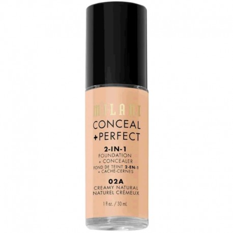 Milani Conceal + Perfect 2 en 1 Base y Corrector 02A Creamy Natural