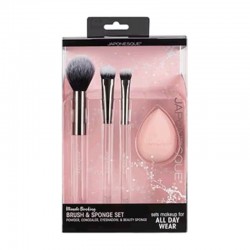 Japonesque Kit de Pinceles y Esponja para Rostro