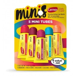 Carmex Kit Balsamo Labial FPS 15 con 5 Unidades