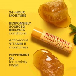 Burt's Bees Protetor Labial Beeswax Cera de Abelha
