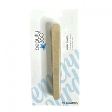 Beauty 360 Limas de Unas Emery Boards 10 Unidades