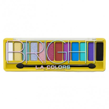 L.A. Colors Paleta de Sombras Brights 12 Cores