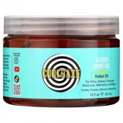 CurlDaze Glossy Shine Gel con Aceite de Kukui