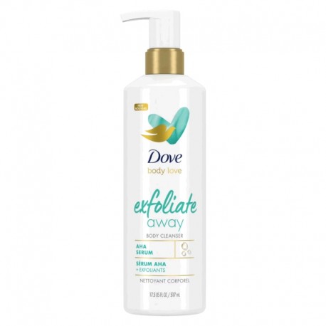 Dove Body Love Gel de Bano Exfoliante