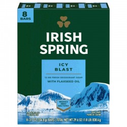 Irish Spring Icy Blast Sabonete em Barra Pack com 8
