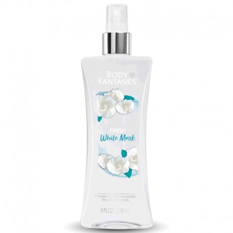 Body Fantasies Fresh White Musk Body Spray 236ml