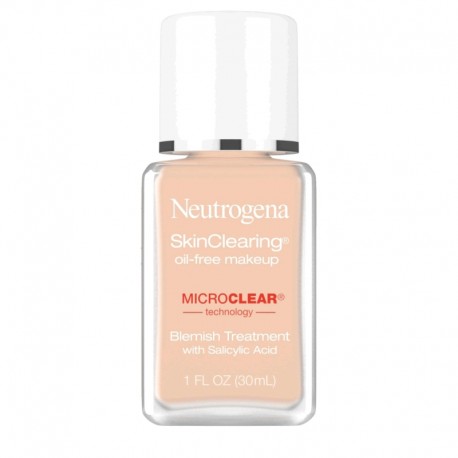 Neutrogena SkinClearing Base Oil-Free con Acido Salicilico 80 Medium Beige