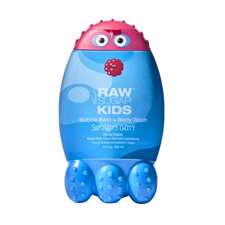 Raw Sugar Kids Bano de Espuma y Jabon 2 en 1