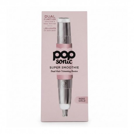 Pop Sonic Super Smoothie Depilador Facial e Nasal 2 em 1 Rose Gold