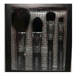 MUA Kit de Pinceis de Maquiagem para Viagem 5 Pecas
