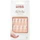 Kiss Unhas Autocolantes Acrylic French Flexi Fit 28 Unhas