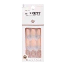 Impress Unhas Autocolantes Press-On Manicure Premium 30 Unhas