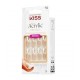 Kiss Unas Autoadhesivas Acrylic French Nude KAN01