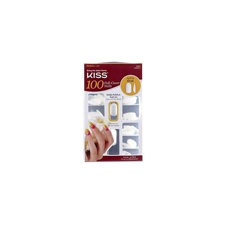 Kiss Unhas Autocolantes Active Oval Kit 100 Unhas 100PS14