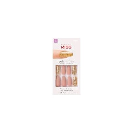 Kiss Unas Autoadhesivas Gel Fantasy FJ02