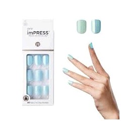 Impress Unas Autoadhesivas Press-On Manicure Cortas KIM012